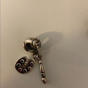 painting pandora charm